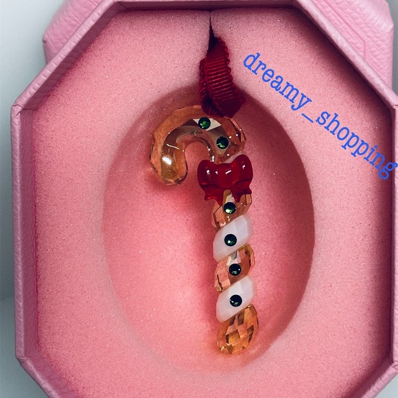 NIB Swarovski Holiday Cheers Gingerbread Candy Cane Crystal Ornament #5627609 - Picture 6 of 7